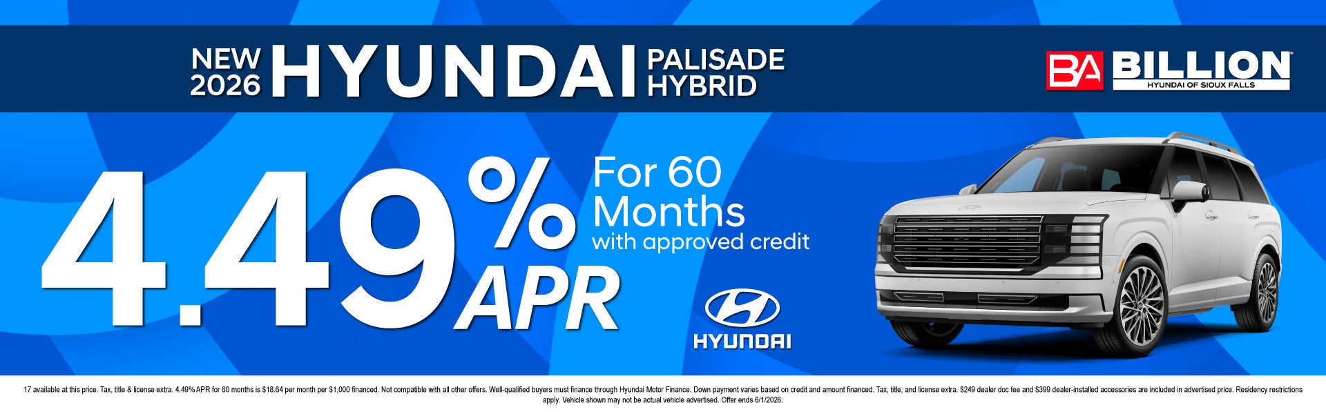 APR OFFER