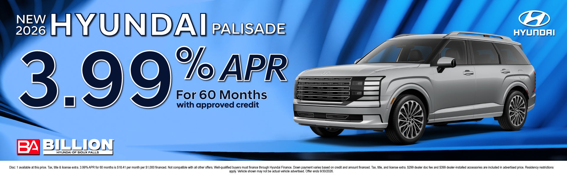 NEW 2026 HYUNDAI PALISADE